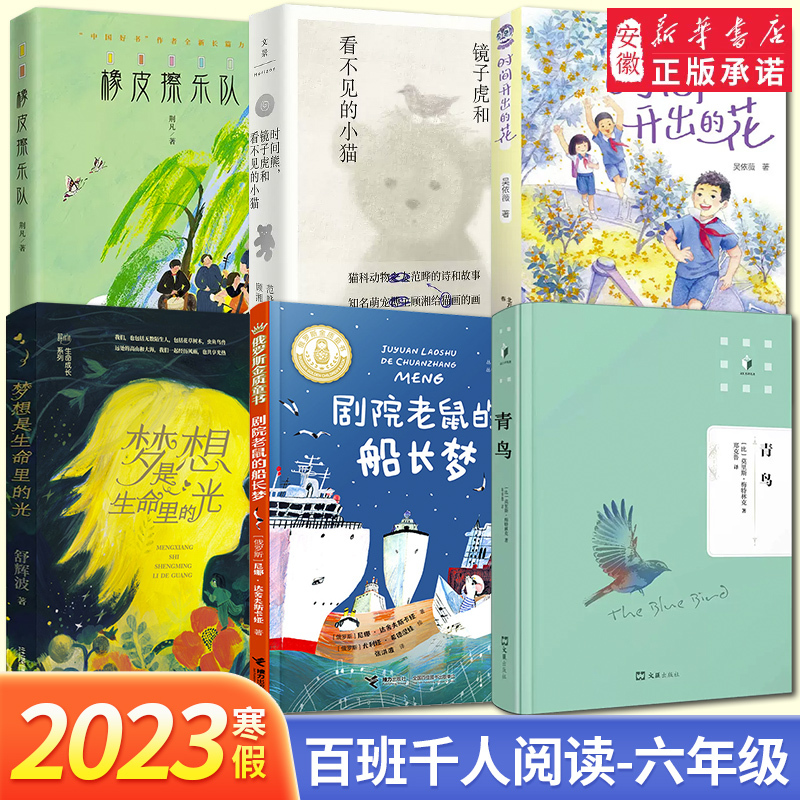 The Captain's Dream of the Theater Rat 2023 Sixth Grade 6Th Edition Hundreds of Classes Thousands of Students Winter Reading List Time Bear's Blooming Flower Eraser Band Dream Is the Light in Life Time Bluebird Elementary School Extracurricular Reading Materials