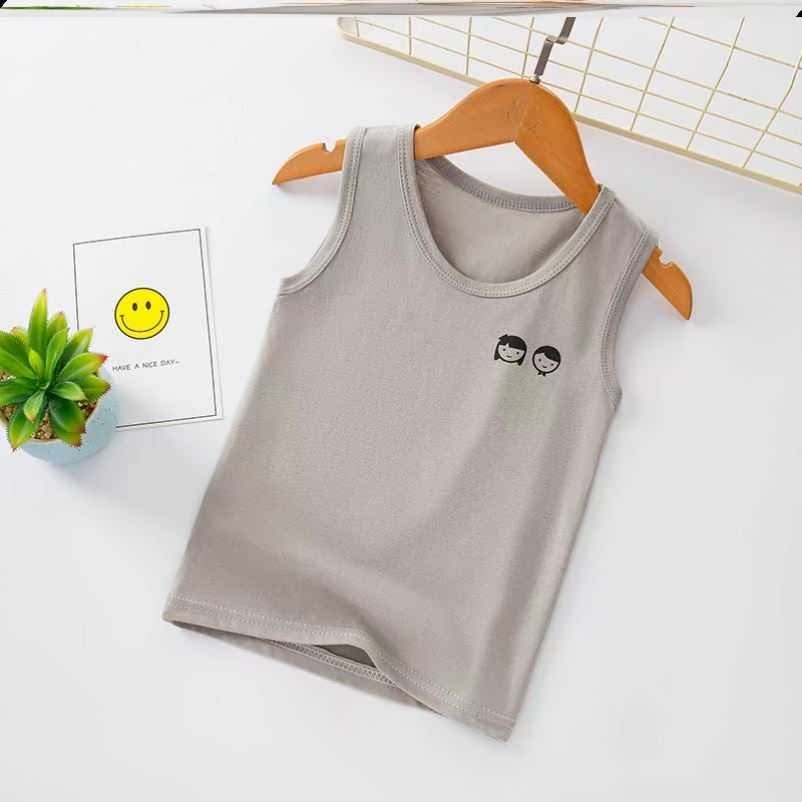 Mỏng childrens con lớn vest nam bé không tay T-shirt bé hoàn toàn thoải mái pajama cô gái sling mùa hè T. sơ sinh