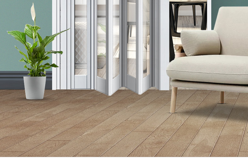 厨房门单开门伸缩门百叶门pvc折叠推拉门卫生间通燃气煤气隐形门详情3