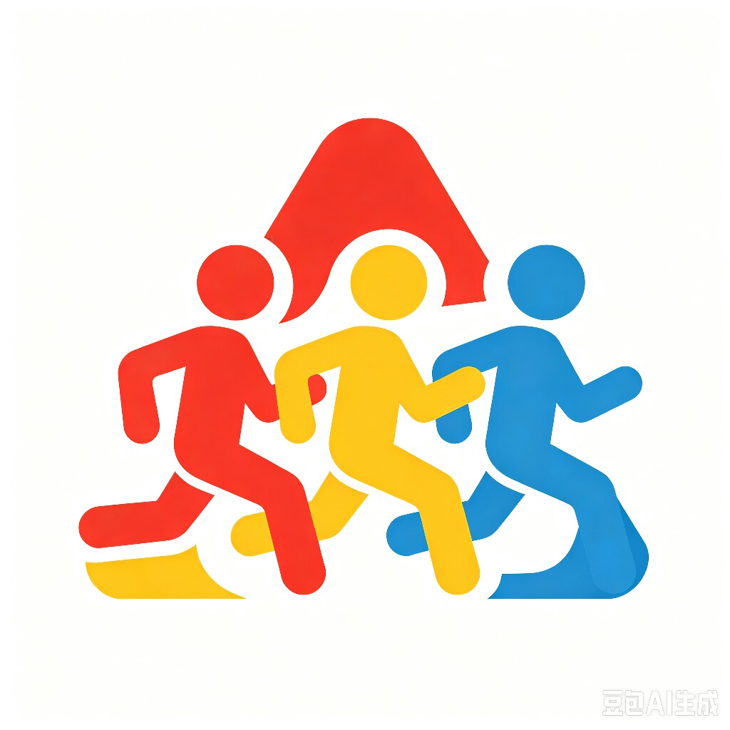 体育运动跑酷的LOGO