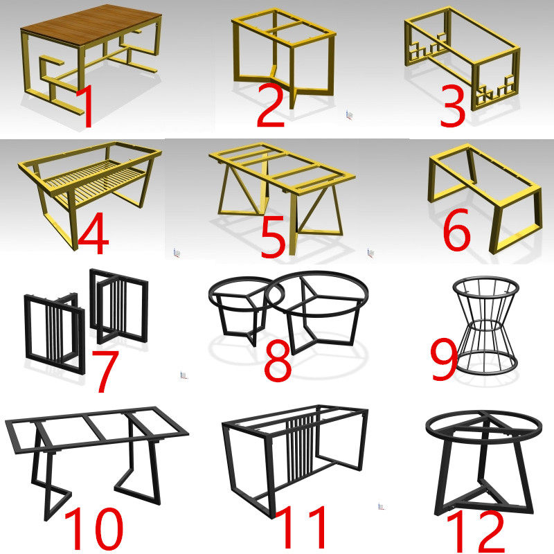 Tea scaffold table stent tableleg bracket metal table frame desklift bracket iron bar table foot