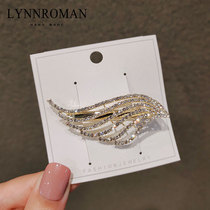 Clip headdress Korean Net Red Wings hairclip sparkling rhinestone bangbar clip girl top clip hair card