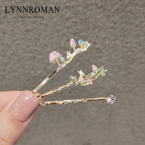 Clip headdress Korean Mori painting oil hairclip cute rabbit Bangar clip side clip Girl clip top clip hairpin
