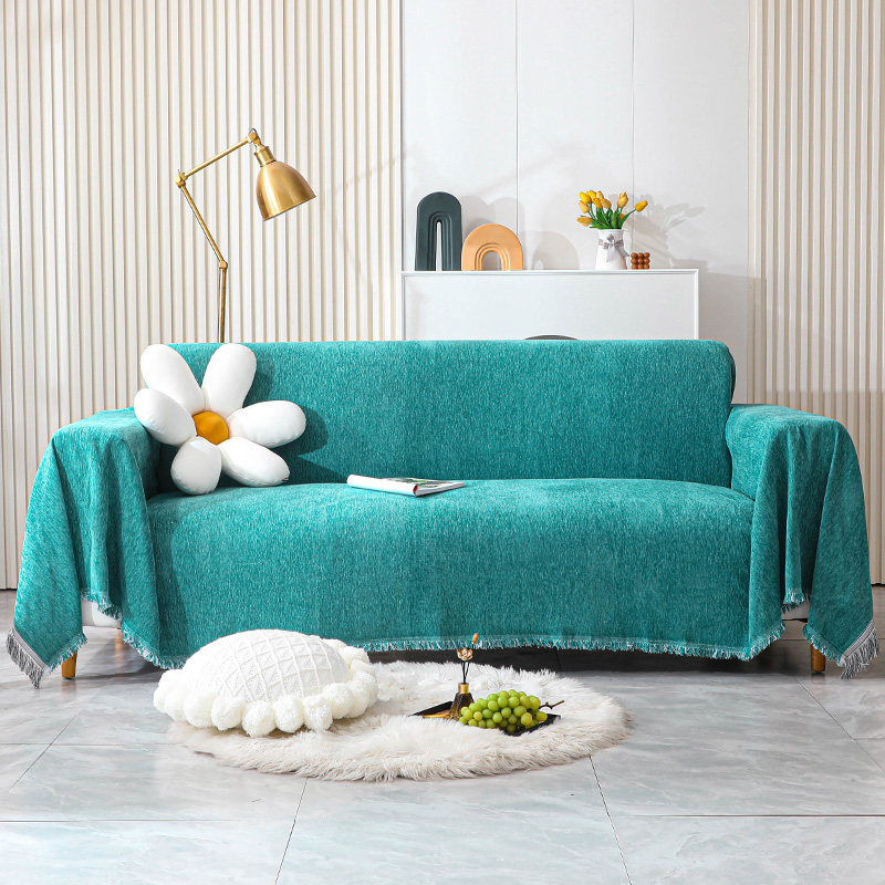 Minimalist modern season universal cloth sofa hair full cover cloth anti-slip universal cushion sofa cover towels cushion towels