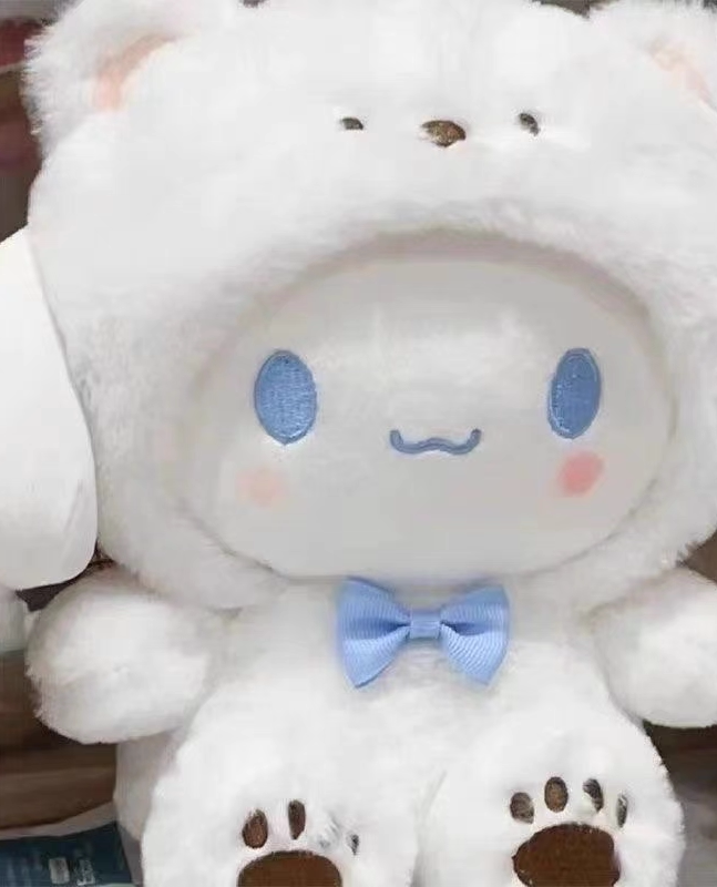 Новая кукла Cinnamon doll мило трансформируется в белого мишку, куклу-собачку cinnamon, плюшевую куклу, кролика, в подарок своей девушке