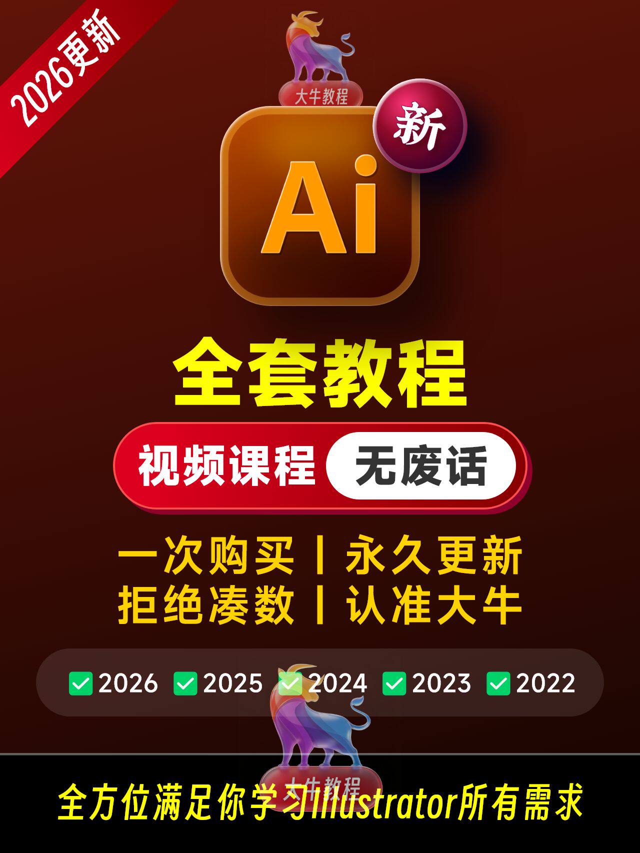 Illustrator 2026 掌握全套学习教程|入门到精通+学习思路+安装+模板素材插图 sskoo.com思酷素材
