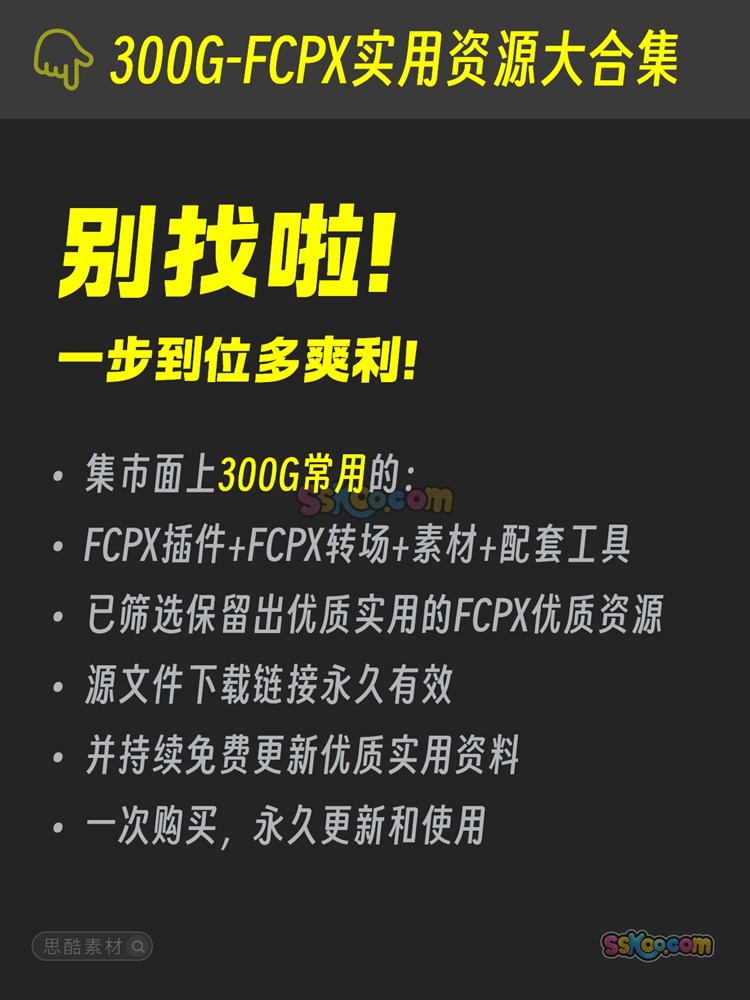 FCPX插件合集转场字幕磨皮效果影视降噪调色支持M1插图1