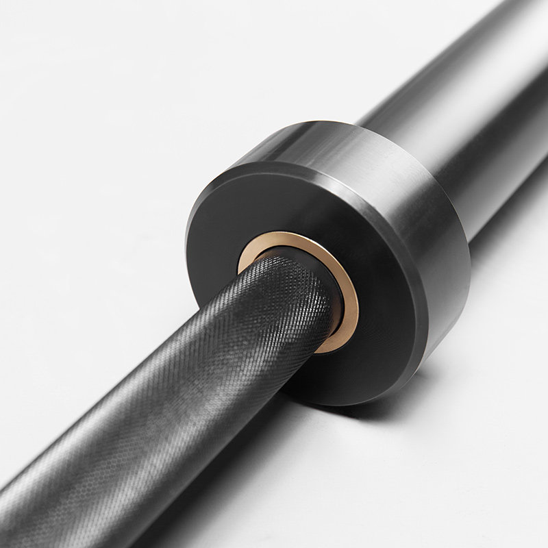 LUXIAOJUN Lv Xiaojun E1 full hard chrome black chrome men's and women's weightlifting training rod Barbell rod bearing Olympic rod