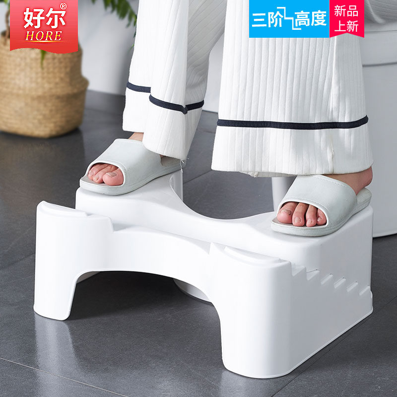 Good Erstepped Toilet Stool Cushion Footed Chair Toilet Stepped Foot Bench Squat Pit Plastic Den Bench Plastic Den Bench Seat Stool