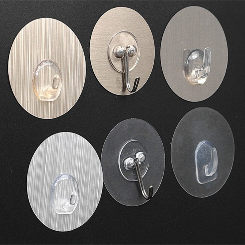 Kitchen Disc Single Hook Strong Traceless Adhesive Hook Punch-Free Bathroom Wall Self-Adhesive Nano Dipped Hook Kitchen Disc Single Hook Strong Traceless Adhesive Hook Punch-Free Bathroom Wall Self-Adhesive Nano Dipped Hook