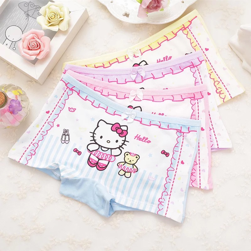 Childrens nhỏ đồ lót tam giác cậu bé cô gái bông cô gái quần short trẻ em cô gái bốn mùa ít tiểu học và trẻ.