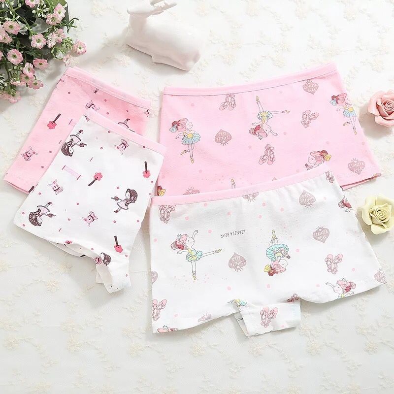 Childrens nhỏ đồ lót tam giác cậu bé cô gái bông cô gái quần short trẻ em cô gái bốn mùa ít tiểu học và trẻ.