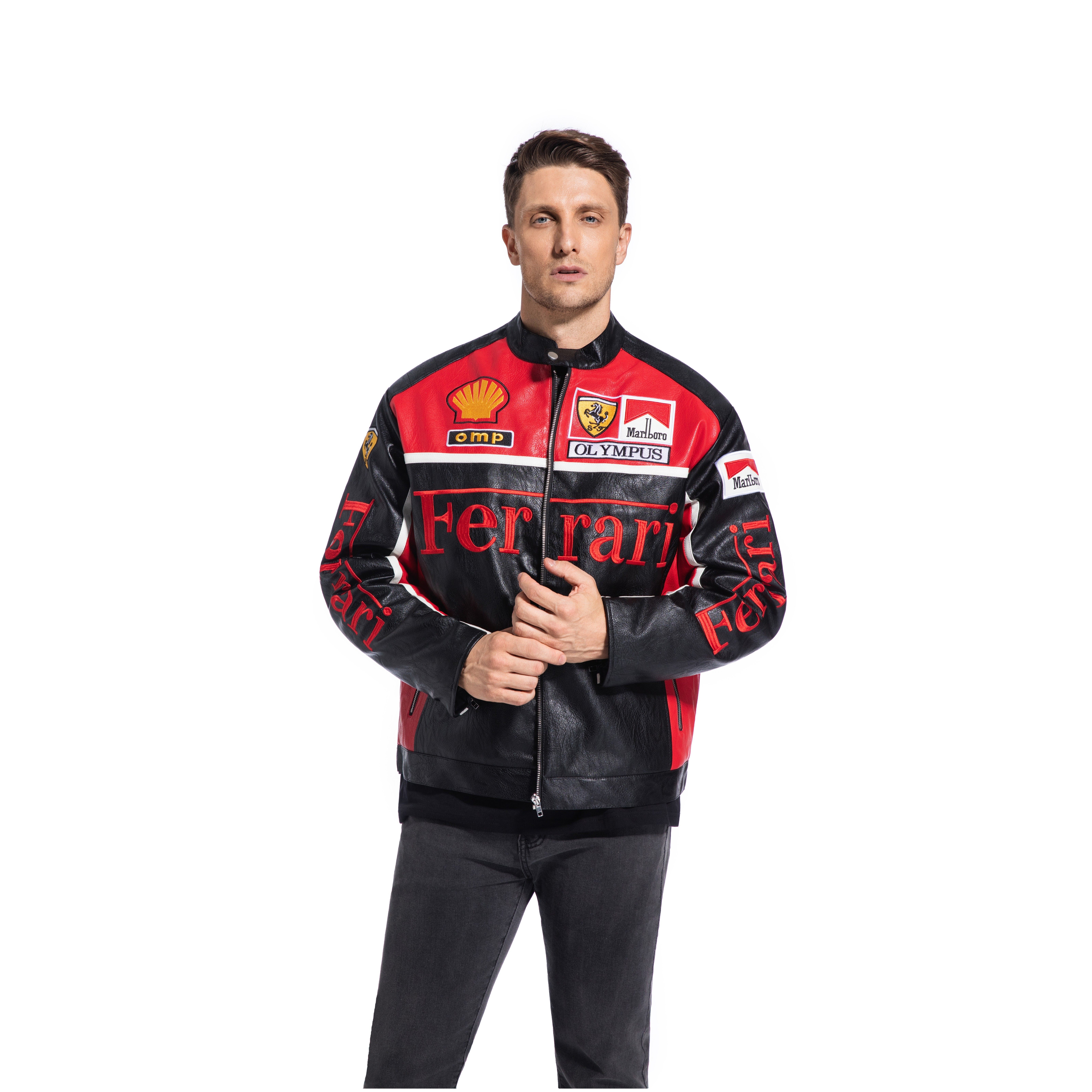 F1 racing jacket, retro european & american style, unisex, the new