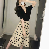 SANDRO VENETA PROFESSIONAL WOMENS SKIRT SUIT WOMEN 2022 Summer new French style Hepburn style retro two sets