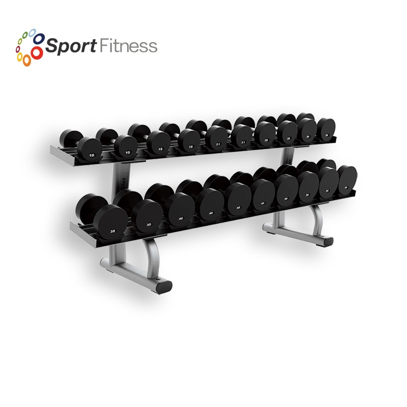 Lijian double dumbbell rack Single dumbbell rack Ten pairs of dumbbells Gym commercial equipment dumbbell storage rack