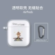 AirPods1/2 -го поколения [Джерри на голове Тома] Прозрачная защитная крышка+крючок доставки