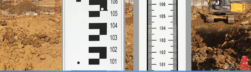 Thước tháp dày 3 mét 5 mét 7 hợp kim nhôm cấp có thể thu vào que đo đo cây cao thước thước đo