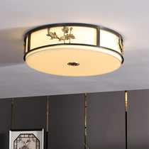 New Chinese ceiling lamp All copper living room lamp Flower fish decorative bedroom lamp Chinese style magpie black Phnom Penh restaurant lamp