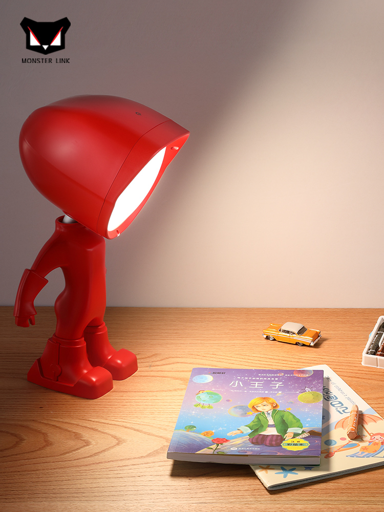 Student desk Night reading and writing word bed lamp ins eye protection Bedroom girl lamp Eye protection Children cartoon learning