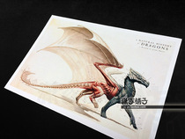 Magic dragon evil dragon 2 structure diagram skeletal muscle anatomy diagram Hand-drawn illustration set wall chart poster decorative painting