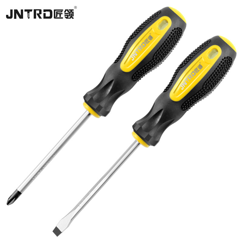 Screwdriver large number cross 6 * 100mm chrome vanadium steel non-slip with strong magnetic lengthened screw driver screwdriver screw driver