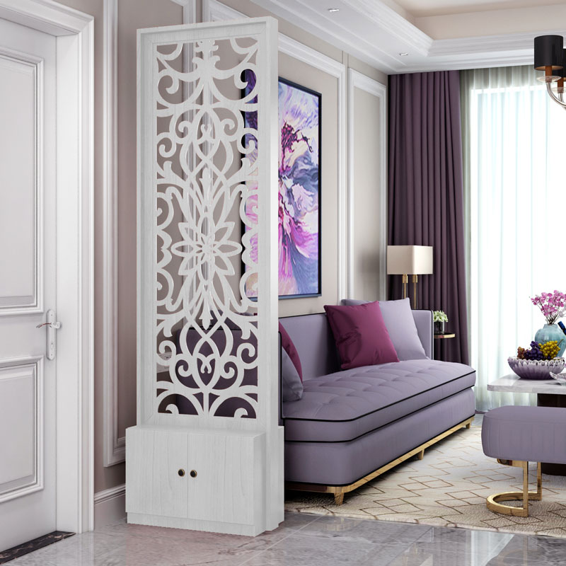 Screen partition Living room Xuanguan Brief about modern home laminated folding screen hollowed-out carved bedroom Bedroom Shelter holder-Taobao