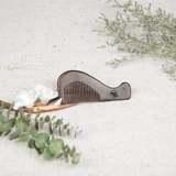 Ting подлинный песчаный мини -миграция раствора с деревянной расчесыванием пар, чтобы расчесывать расческу маленькой девочки