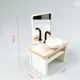 Bathroom scene accessories miniature washbasin model