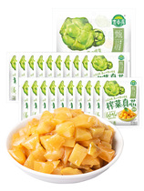 (Ji Xiangju) Mustard real core slightly spicy light small package open taste under the meal with side dishes Pickles 25g