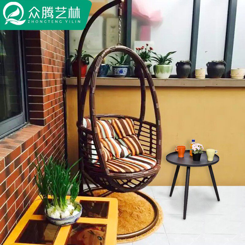 Outdoor Rocking Chair SWING SET ROOM LIVING-ROOM LIVING-ROOM ADULT HANGING CHAIR RATTAN CHAIR HOME BALCONY SLOTH ART HANGING BASKET WEB RED