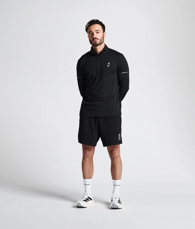 Day One Half-Zip Long-Sleeve Jacket, Moisture-Wicking, with Thumb Holes at the Cuffs, Simple and Versatile, Super Comfortable Day One Half-Zip Long-Sleeve Jacket, Moisture-Wicking, with Thumb Holes at the Cuffs, Simple and Versatile, Super Comfortable