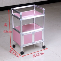 Розовая двухуровная длина маленькой модели 42 ширина 30 высота 65