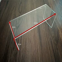 U -shape высокий 8 см прозрачный