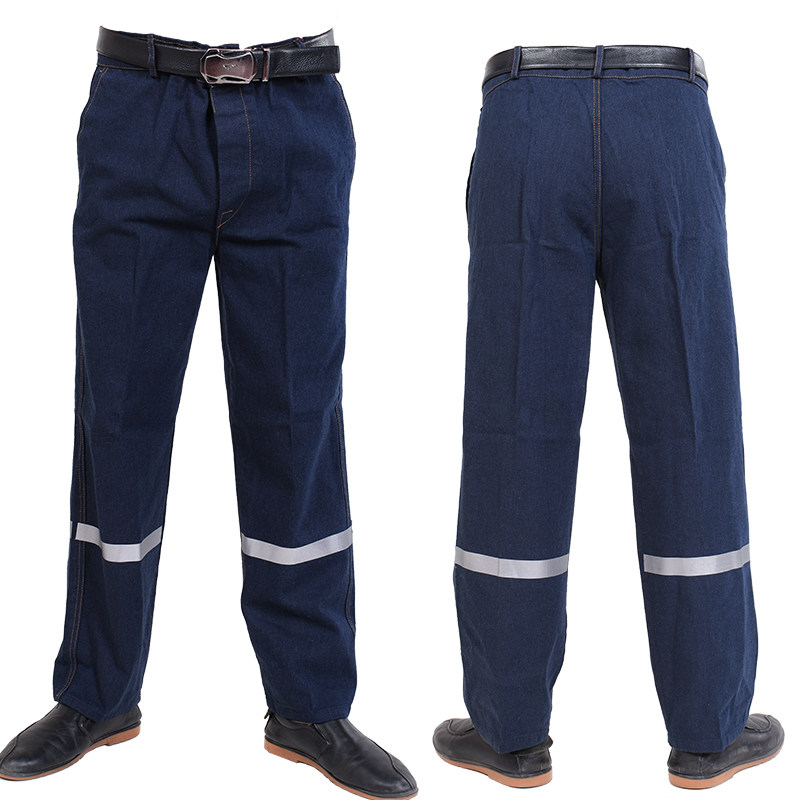 Work Clothes Pants Male Coal Mine Underground Reflective Strips Pants Lao Pants Wear Resistant Dirty Miner Pants