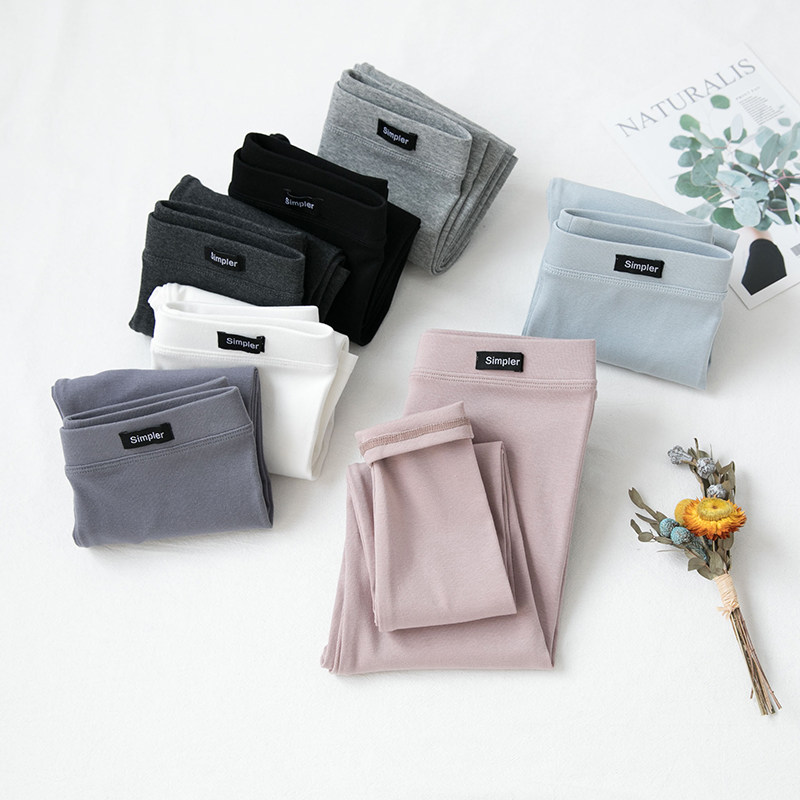 Girls' leggings spring and autumn thin section outer wear new foreign style big children's children's leggings female baby cotton pants