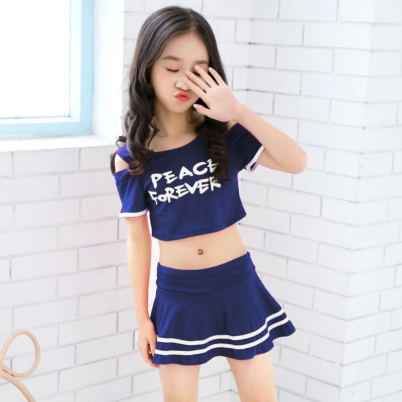 Baby swimsuit 4-10 years old girl cute suit 2 girls 5 big children split 0 Swimsuit 6 Children swimsuit 4