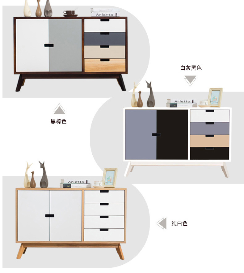 Tủ gỗ ngăn kéo tủ lưu trữ tủ ngăn kéo tủ Bắc Âu tủ lưu trữ đơn giản hiện đại phòng ngủ tủ ngăn kéo cung cấp đặc biệt IKEA - Buồng tu quan ao dep