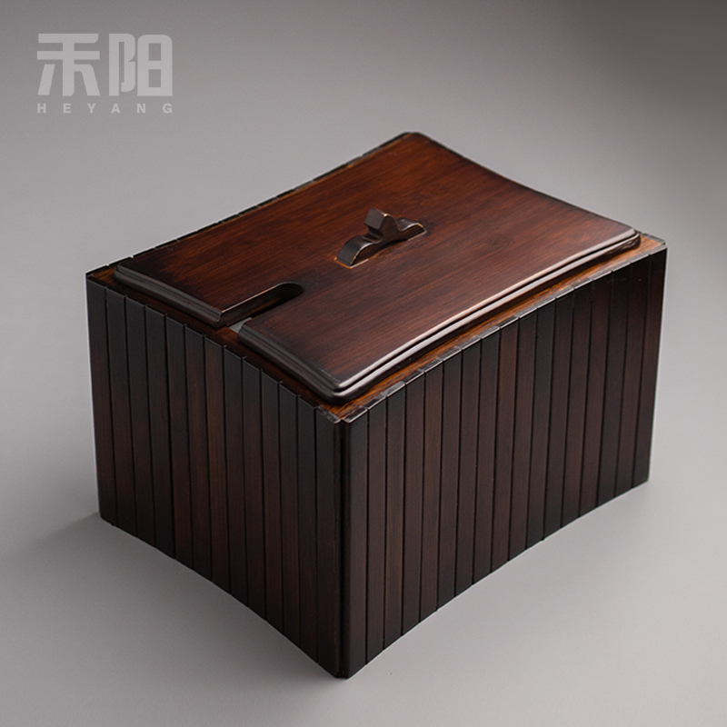 Send Yang small bamboo tea barrel detong household wastewater tank tea accessories drainage in hot tea trash barrel