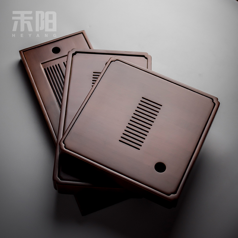 Send Yang tea tray bamboo sea water tea tea table saucer kung fu tea set solid wood, bamboo, small tray bearing kettle