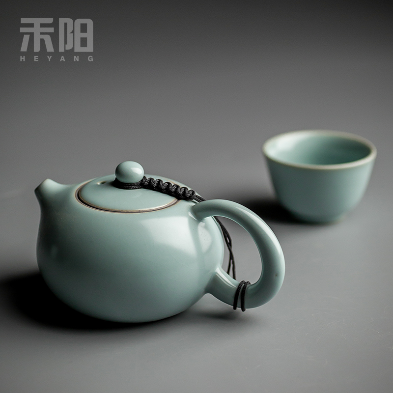 Send Yang your up ceramic kung fu xi shi pot of tea pot, small single pot of your porcelain piece can support his family with a teapot