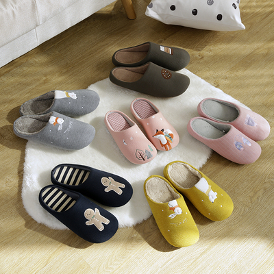 男女居家情侣冬季拖鞋毛拖鞋