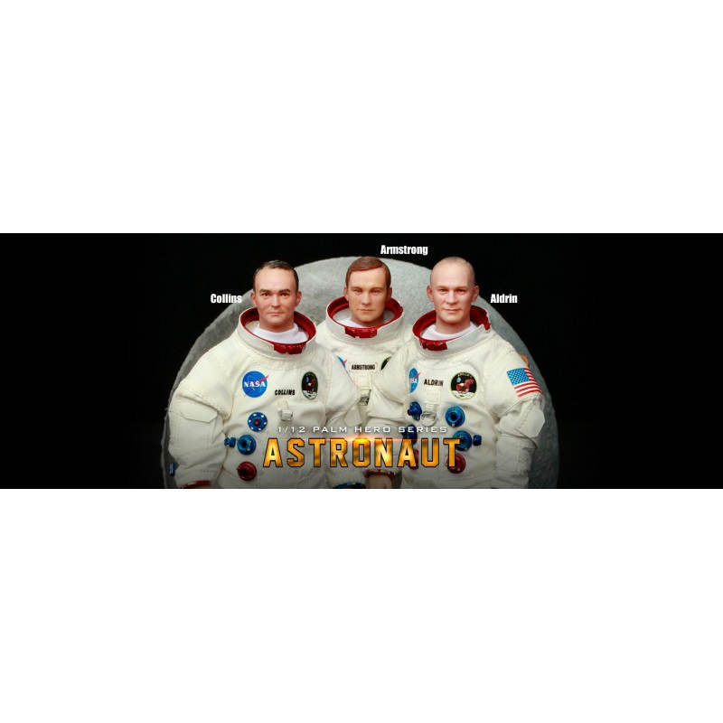 In Stock Did Xs80033 1/12 Moon Landing Astronaut Armstrong Aldrin Collins Figure