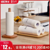 Lazy rag wet and dry kitchen non-woven fabric disposable dishwashing cloth Household housework cleaning absorbent thickening