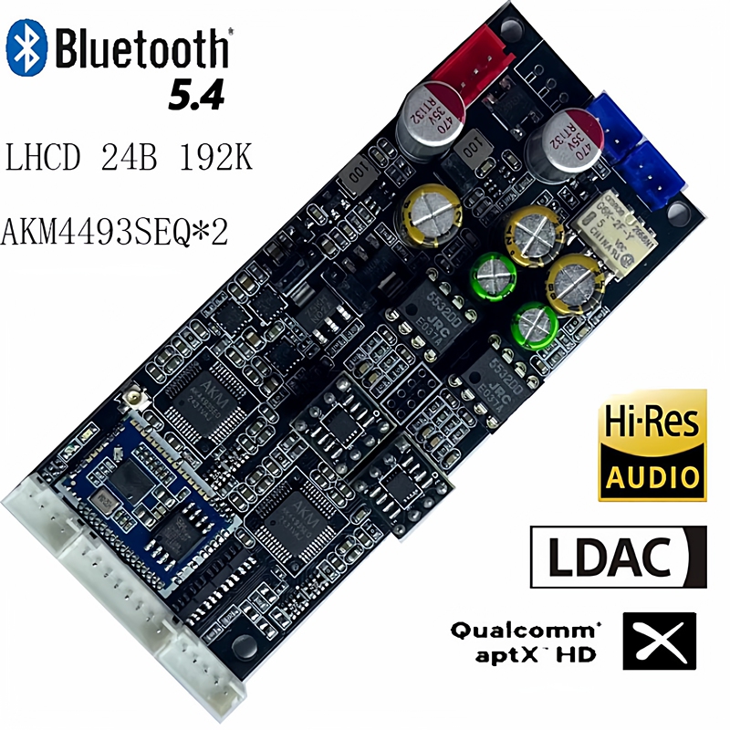Dual Parallel Ak4493 Bluetooth 5.4 Qcc5181 Lossless Audio Receiver U Disk App Lossless Music
