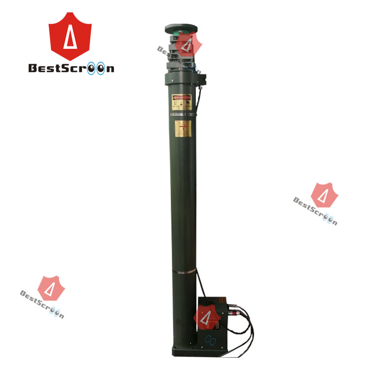 Electric lifting rod mast 3-20 meters lightning rod fiberglass antenna gimbal camera radar lifting rod