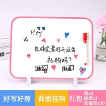 Childrens graffiti sketchpad whiteboard Hanging Home Desk Face Small Blackboard Portable Bracket Instructional Message Note Matter