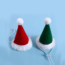 Cat Birthday Hat New Year Party Decoration Anti-fall Fixed Rope Adjustable Dog Winter Cute Christmas Headwear