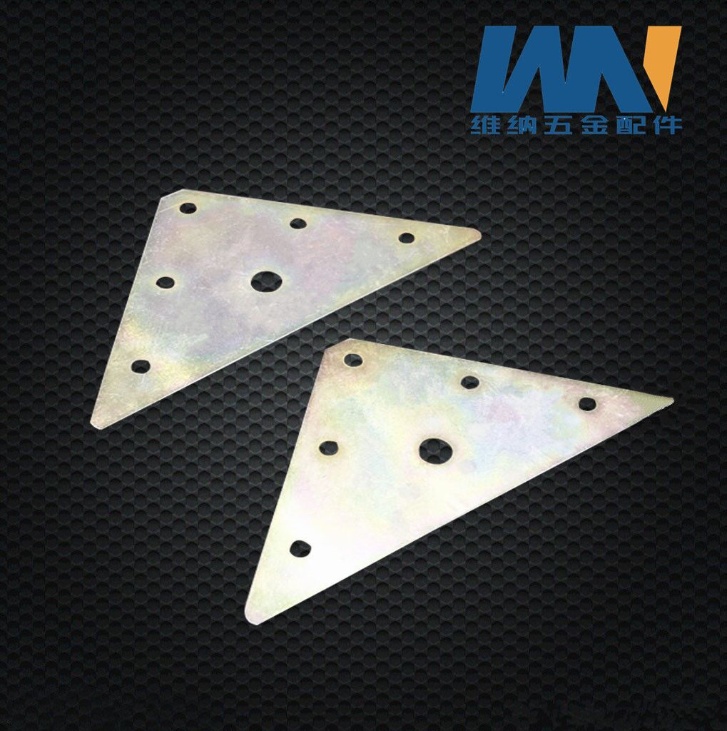Triangle Iron Sheet Triangle Plane Corner Yard super-connected piece triangular type fixed connection sheet bed frame connecting five gold accessories