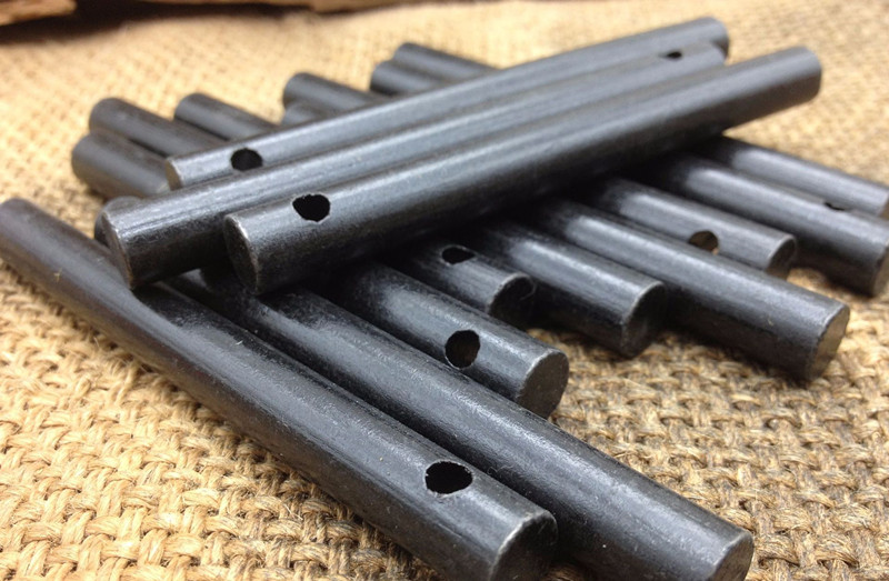 10 * 100mm super-large number of fire stone outdoor cours for multifunction with holes to beat fire rods for fire tools