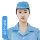 mũ con sâu y tế Mũ chống bụi, chống tĩnh điện vành cứng nam nữ phòng sạch xưởng xưởng trắng xanh hồng vàng khăn choàng màu xám mũ làm việc nón y tế tiệt trùng mũ chống tĩnh điện